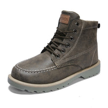 Load image into Gallery viewer, AODLEE Men Boots Fashion Mens Winter Snow Ankle Chelsea Boots High Top Casual Shoes Men Leather Shoes Footwear botas hombre