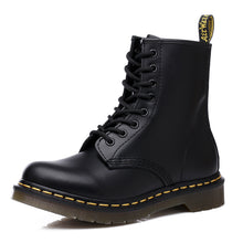 Load image into Gallery viewer, Leather Boots Doc Boots Men's Martin Leather Shoes Dr. Motorcycle Women Ankle Boots 35-46 Warm Couple Unisex Oxfords Shoes