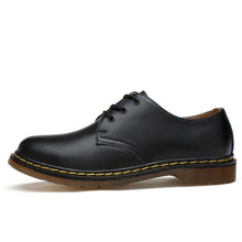Load image into Gallery viewer, Leather Boots Doc Boots Men's Martin Leather Shoes Dr. Motorcycle Women Ankle Boots 35-46 Warm Couple Unisex Oxfords Shoes