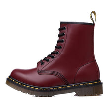 Load image into Gallery viewer, Leather Boots Doc Boots Men's Martin Leather Shoes Dr. Motorcycle Women Ankle Boots 35-46 Warm Couple Unisex Oxfords Shoes